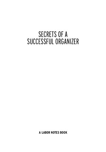 Secrets of a Successful Organizer