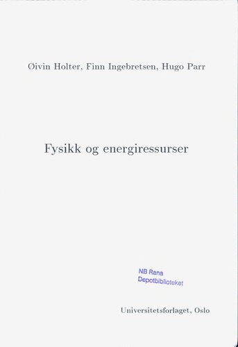 Fysikk og energiressurser