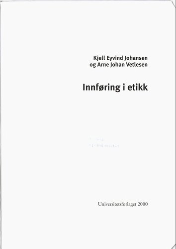 Innføring i etikk