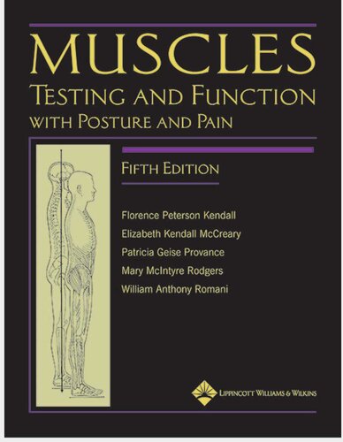 Muscles testing and function with posture and pain