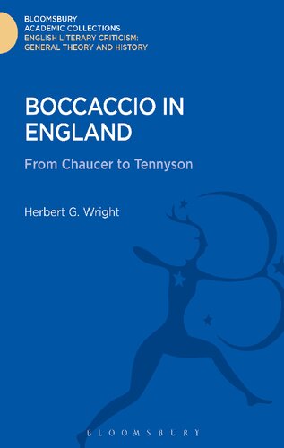 Boccaccio in England: From Chaucer to Tennyson