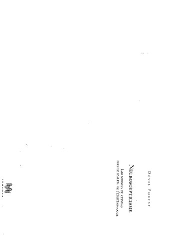 Neuroscepticisme . Les sciences du cerveau sous le scalpel de l'épistémologue