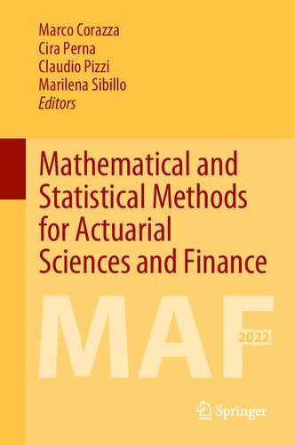 Mathematical and statistical methods for actuarial sciences and finance : MAF 2022