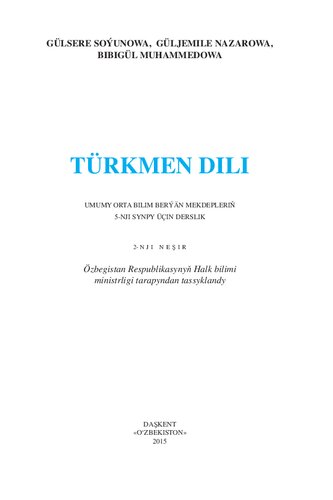 Türkmen dili 5