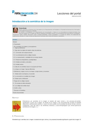 INTRODUCCIÓN A LA SEMIÓTICA DE LA IMAGEN