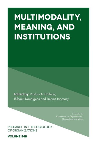 Multimodality, meaning, and institutions
