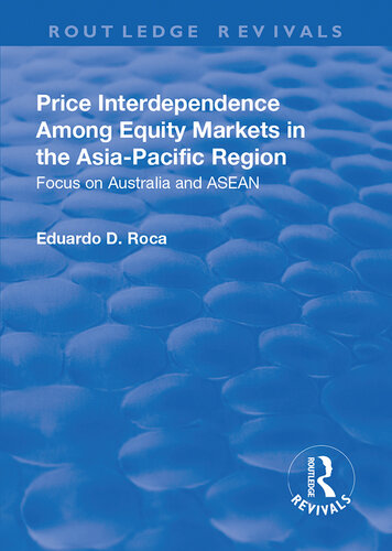 Price Interdependence Among Equity Markets in the Asia-Pacific Region: Focus on Australia and ASEAN