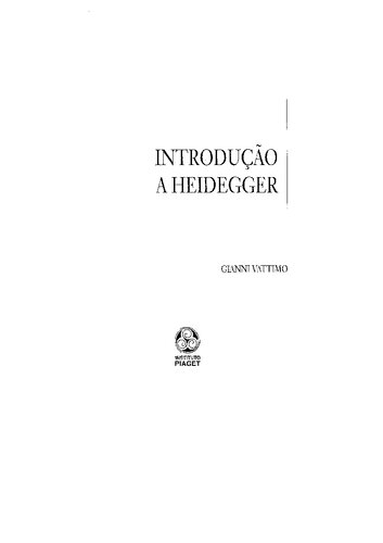 Introdução a Heidegger