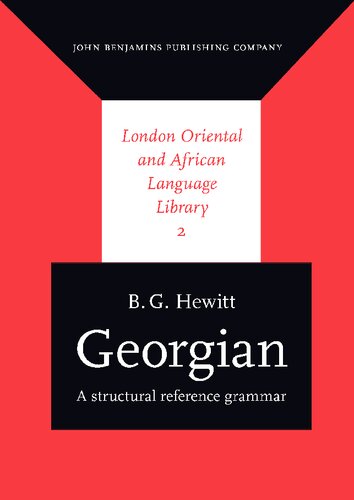 Georgian: A Structural Reference Grammar