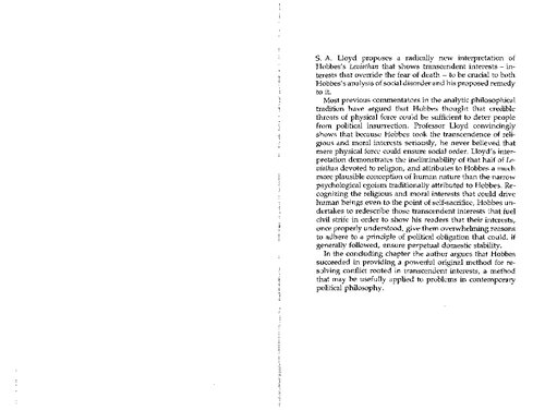 Ideals as interests in Hobbes's Leviathan