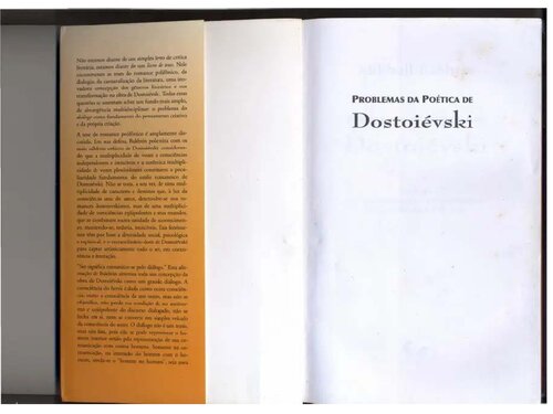 Problemas da Poética de Dostoiévski
