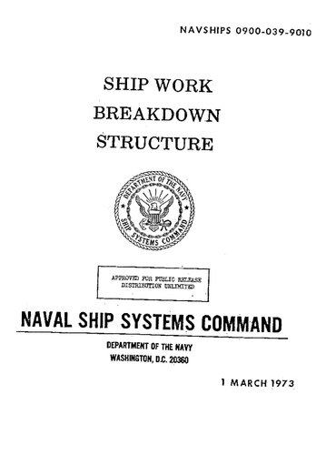 SWBS Ship Work Breakdown Structure