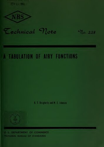 A TABULATION OF AIRY FUNCTIONS