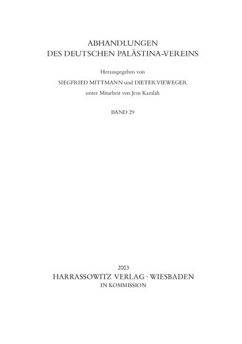 Kulte und Kultur der Dekapolis : Untersuchungen zu numismatischen, archäologischen und epigraphischen Zeugnissen