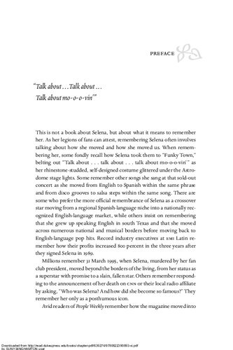 Selenidad: Selena, Latinos, and the Performance of Memory