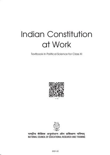 Indian Constitution at Work (Political Science 11)