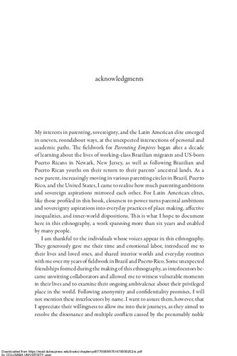 Parenting Empires: Class, Whiteness, and the Moral Economy of Privilege in Latin America