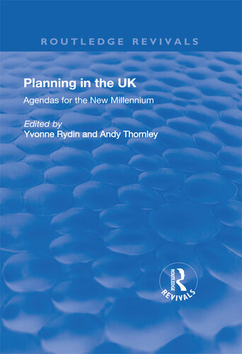 Planning in the UK : agendas for the new millennium