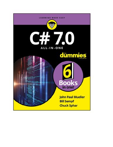 C# 7.0 All-In-One for Dummies