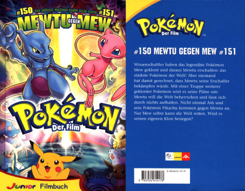 Pokemon. Der Film. Storybook. ( Ab 8 J.). 150 Mewtu gegen Mew 151