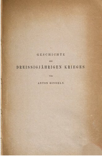Geschichte des Böhmischen Aufstandes von 1618