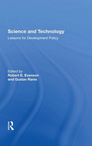Science and technology : lessons for development policy