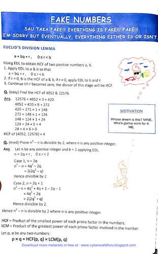 bhai ki padhai maths cheat sheet