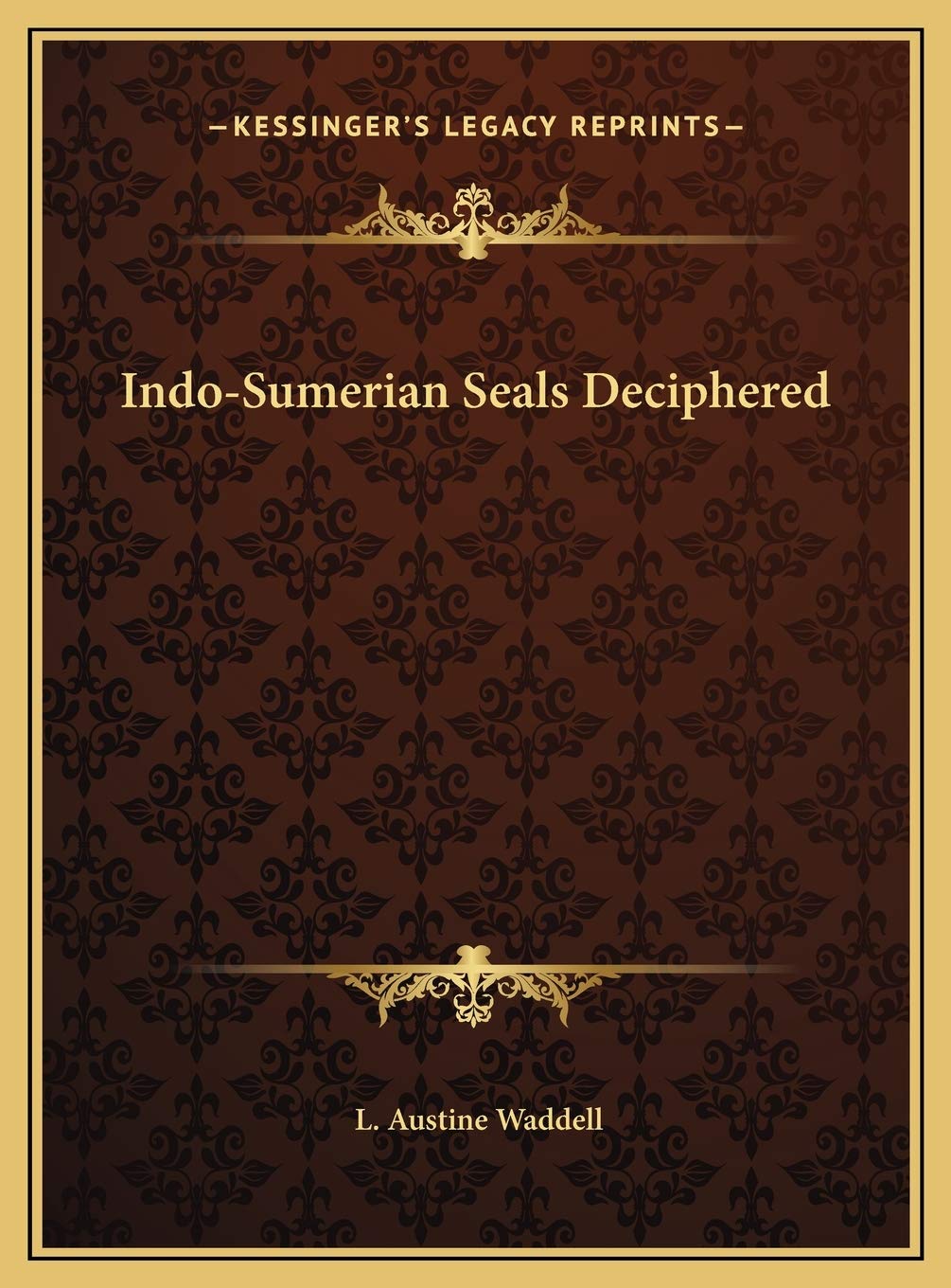 Indo-Sumerian Seals Deciphered
