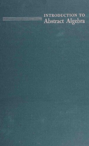 Introduction to Abstract Algebra