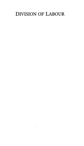 Division of Labour: Industrial Relations in the Chifley Years, 1945-49