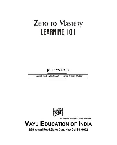 Zero To Mastery - Learning 101