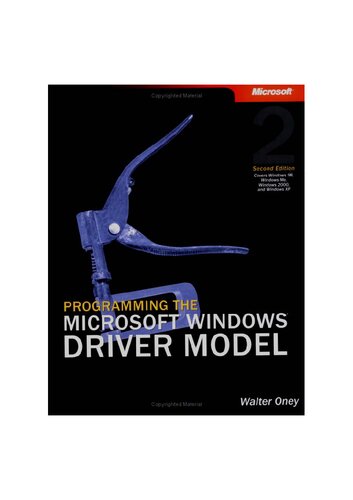 Programming the Microsoft Windows Driver Model