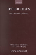 Hypereides: the forensic speeches (introduction, translation and commentary)