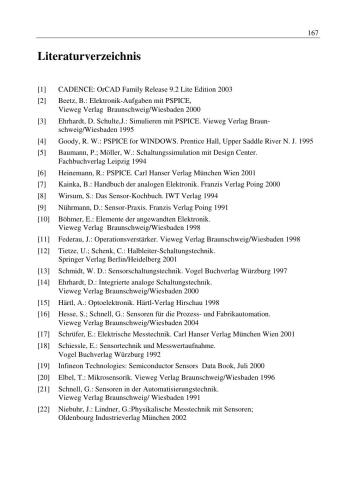 Sensorschaltungen. Simulation mit PSPICE