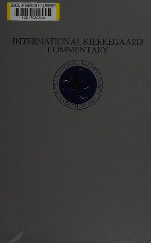 International Kierkegaard Commentary - The Moment and Late Writings
