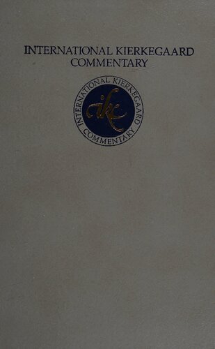 International Kierkegaard Commentary - Two Ages