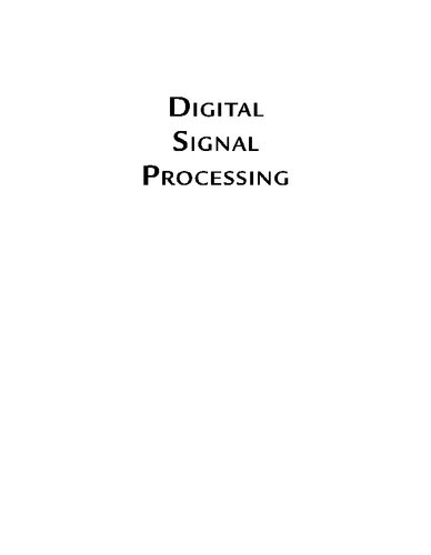 Digital Signal Processing. An Introduction