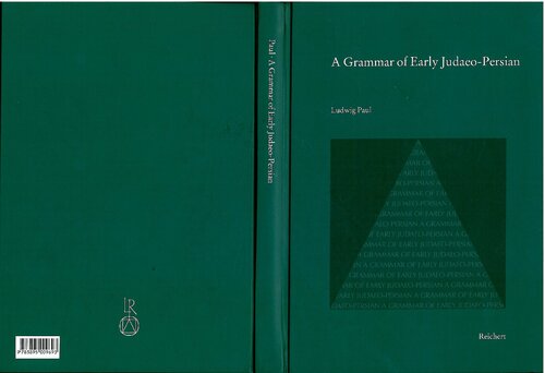 A Grammar of early Judaeo-Persian
