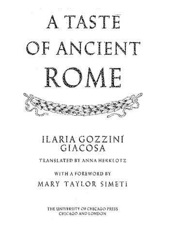 A Taste of Ancient Rome