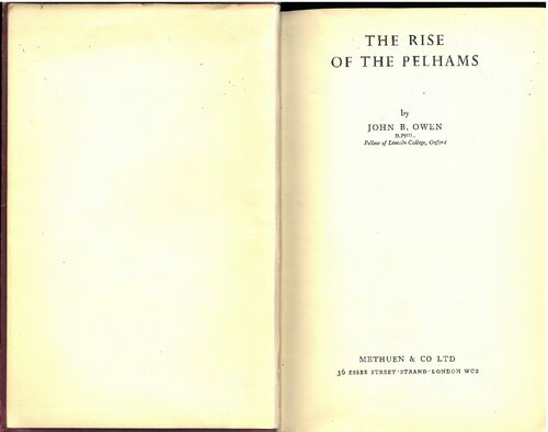 The Rise of the Pelhams