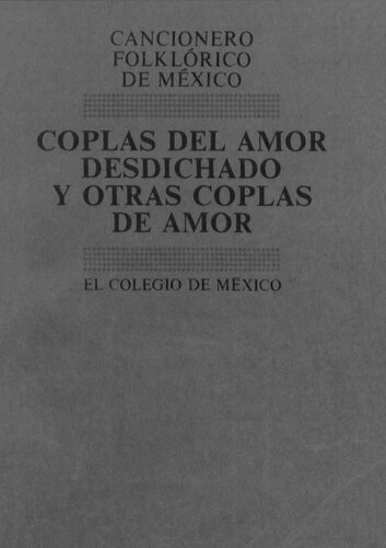 Coplas del amor desdichado y otras coplas de amor