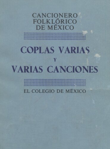 Coplas varias y varias canciones