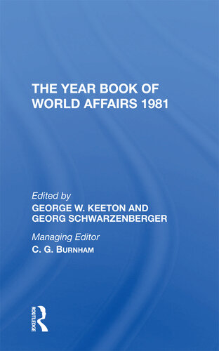 The Year Book of World Affairs, 1981