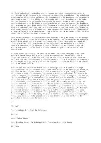História do marxismo no Brasil vol 3