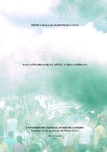 Das categorias de O Capital à vida cotidiana