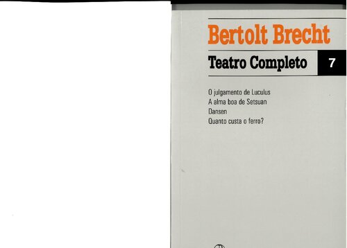 Bertolt Brecht - teatro completo 7