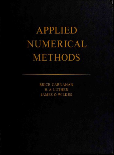 Applied numerical methods
