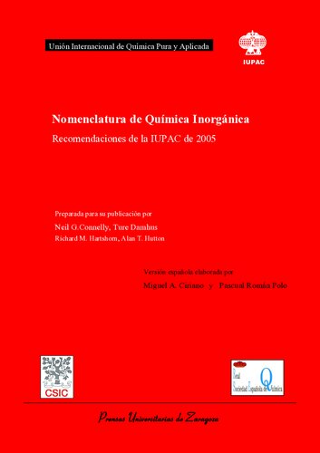 Nomenclatura de Química Inorgánica - Recomendaciones IUPAC 2005