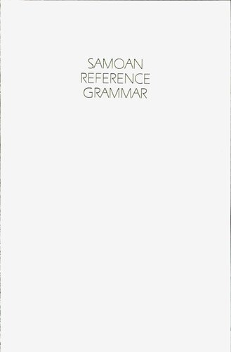 Samoan Reference Grammar
