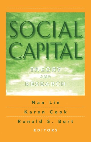 Social capital : theory and research